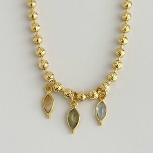 New marquise drops necklace